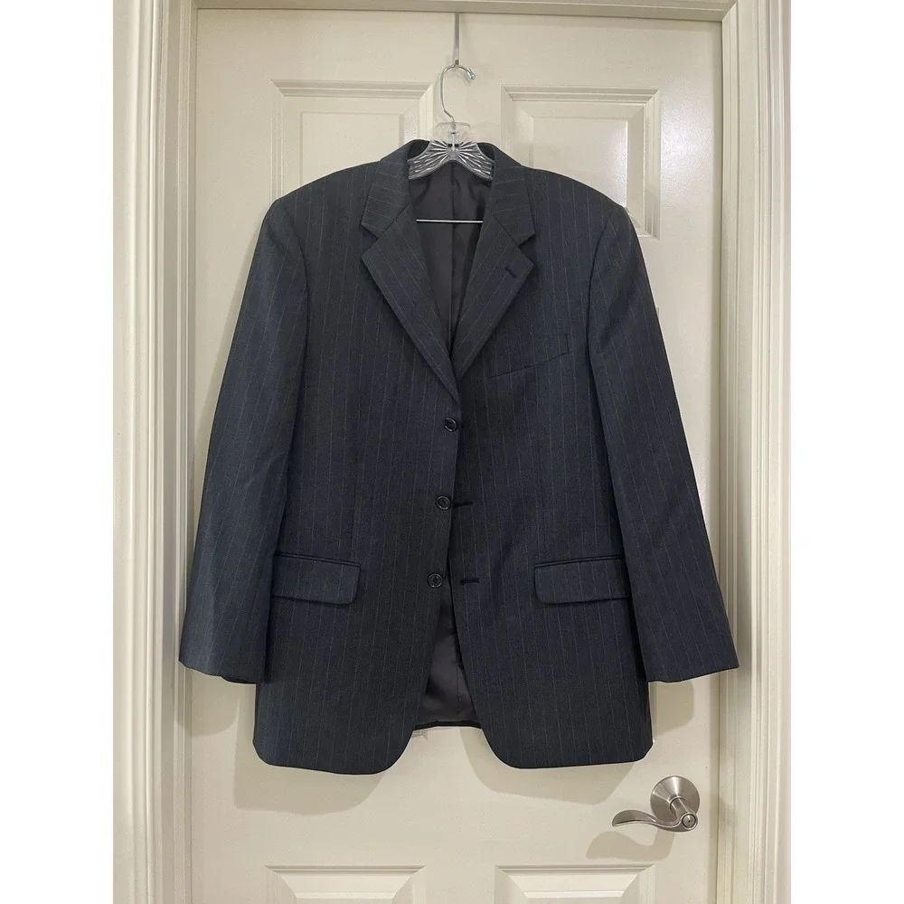 evan - picone men 100% wool blazer size 40R